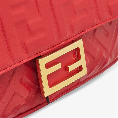 borsa fendi rossa trasparente|pochette donna fendi.